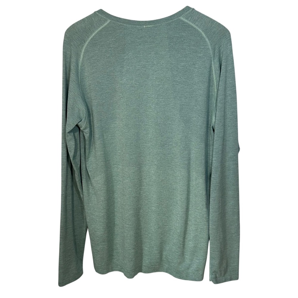 Lululemon Metal Vent Tech Long Sleeve Shirt Mens Large Sage Green Activewear - Picture 3 of 8